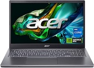 Acer Aspire 5 15 Slim Laptop | 15.6" FHD (1920 x 1080) IPS | Intel Core i7-1355U | NVIDIA GeForce RTX 2050 | 16GB DDR4 | 1TB Gen 4 SSD | Wi-Fi 6E | USB4/Thunderbolt 4 | Backlit KB | A515-58GM-76KW