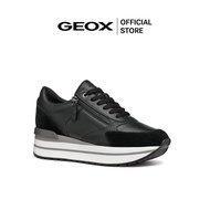 GEOX รองเท้าผ้าใบผู้หญิง รุ่น D NEW KENCY - BLACK FW24 (D46MZAC9999F_F4BKXX)