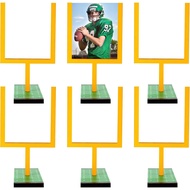 6 Pcs Wooden Party Goal Post Decorations Photo Frames with Base Field Goal Post Centerpieces for Spo