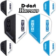 Harrows Dart Flights - Standard Marathon Extra Strong I.C.E 3pcs/pack (SAYAP ARROW)
