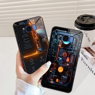 Samsung S8 / S8 Plus / S8+ Glass Case With Beautiful Machine Engine