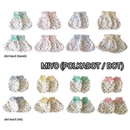[TOMS] MIYO 3set/ 4set STK Newborn Baby Gloves Baby Newborn DOT SNI (Rubber RIB/)