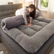 Thicker Mattress Single/Queen/King Tilam Lamb Cashmere Matress Foldable MattressToper Cushion Tatami
