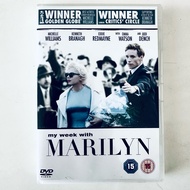 My Week with Marilyn DVD Region 2 PAL Michelle Williams Eddie Redmayne