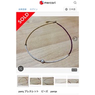 Necklace/Bracelet mixed with pink stone, Keshi & Akoya brand PARQS (48-51cm) selected from Japan