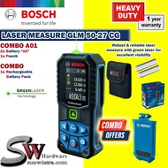 COMBO Bosch Green Laser Measure GLM50-27CG Professional GLM 50-27CG GLM 50-27 CG F.O.C Extra Panason