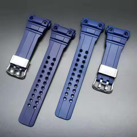 Watchband For GWN-1000 GWN-1000B Strap Wrist Premium PU Watch band Steel ring without logo accessori