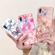 For Samsung Galaxy A40 SM-A405F Casing Fashion Butterfly Soft Silicone Clear Cover For Samsung A40 A