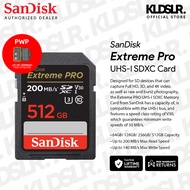 [READY STOCK] SanDisk Extreme Pro SD 512GB 200MB/s SDXC UHS-I Memory Card (SanDisk Malaysia) (SDSDXX