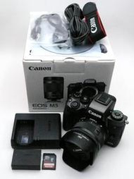 * 旗艦微單 - 美品 * Canon EOS M5 + 15-45mm IS STM 鏡頭 - 公司貨 -