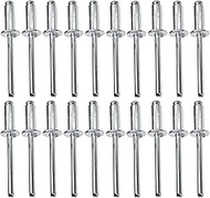 AERZETIX - C48119 - Set of 20 standard blind rivets Ø6x16mm aluminium/steel - DIN 7337 A - Pop rivet