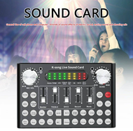 F9&amp;F007 Live Sound Card การ์ดเสียงมิกเซอร์ การ์ดเสียงพร้อม Bluetooth