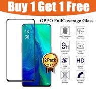 [Buy 1 Get 1 Free]OPPO R17 R15 AX7 Reno 2 RenoZ 2Z 10XZoom F11 F9 A9 A7 A5 Full Coverage Tempered Glass Screen Protector