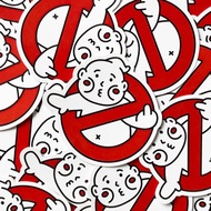 cheeky cheeky CHEEKBUSTERS 惡搞捉鬼敢死隊 PVC防水貼紙 行李箱