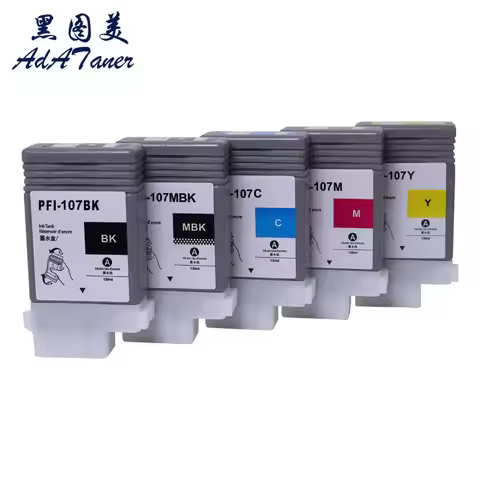 PFI-107 PFI107 PFI 107 Premium Compatible InkJet Ink Cartridge For Canon IPF670 IPF685 IPF780 IPF770