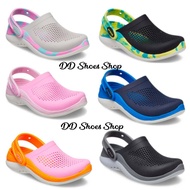 (โปรโมชั่นพิเศษ สั่งซื้อ 1 คู่+ แถมเจ๊บิด 2 ชิ้น มูลค่า 50 บาท) Crocs LiteRide 360° Marbled Clog For Kid C8---J2 มี Jibitz (Lite&amp; Ride)มาพร้อม รองเท้าเด็ก สินค้ามาใหม่ รับประกันพื้นนิ่มดี จัดส่งไว 1-3 วันได้รับของ สินค้าตรงปก100%