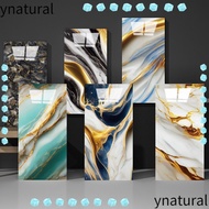 YNATURAL Wall Stickers, Self Adhesive Waterproof Marble Tiles,  30x60cm PVC Floor Tile Sticker Kitch