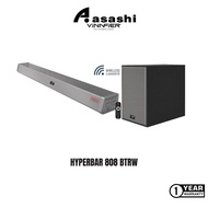 Vinnfier Hyperbar 808 BTRW Bluetooth Sound Bar with Wireless Subwoofer with AUX HDMI OPTICAL INPUT