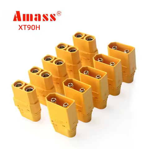 Amass10PCS XT90 connector 5 Pairs Amass XT90 connector XT90H Plug 4.5mm banana Male Female Adapter f