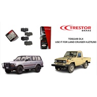 TDB1149 TRESTOR FRONT DISC BRAKE PAD FOR TOYOTA LAND CRUISER HJZ75/HJZ80