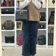 Cartier 經典豹紋 2WAY 手提/肩背包 黑色 - 01494