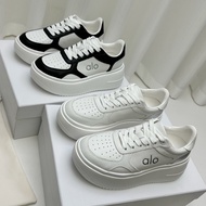 FZ5Q Al *** ga Genuine Leather Thick-Soled Platform Shoes Women 2025 Autumn New Style Increased Heig
