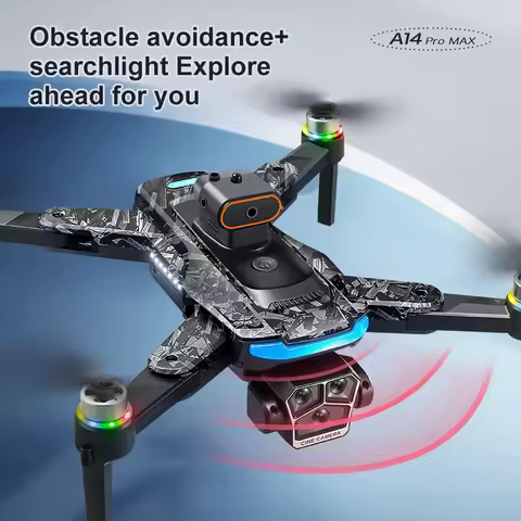 Lenovo A14Pro max GPS Drone 4K Professional Dual Camera Dron Brushless Motor WIFI FPV Foldable RC Qu