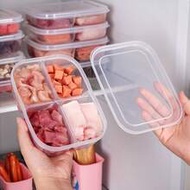 1pc Food Storage Box, White PP Multi Grid Storage Box For Kitchen