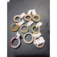 (A1126)Flower agate ring size 17-19mm