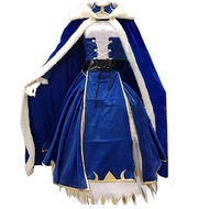 EChunchan Artoria Pendragon Saber Cosplay Fate Stay Night UBW Fate Zero Sword Cosplay Costume With C