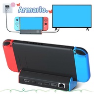 ARMARIO HDMI Adapter, Type-C 4K@120Hz TV Dock Station, Portable USB Charger Dock for  Switch/Switch 