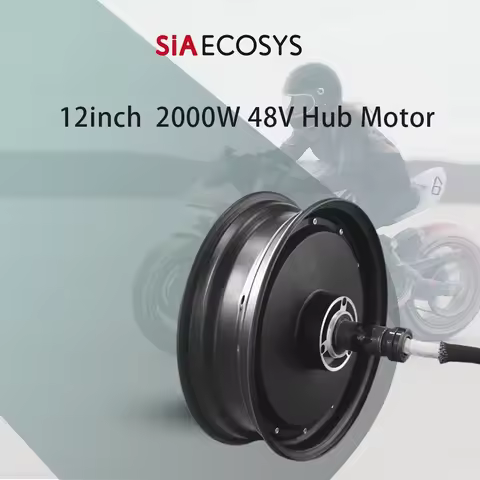 In Stock QS Motor QS260 2000W Brushless Hub Motor 48V 40km/h 12x3.5 Inch High Power for Electric Mot