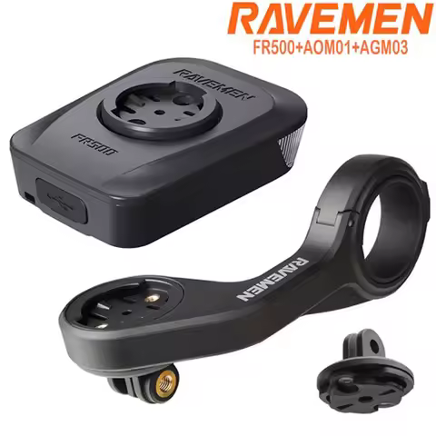 RAVEMEN FR500 Bike Headlight For Garmin Wahoo XOSS IGPSPORT Magene GPS Rechargeable Bicycle Front La