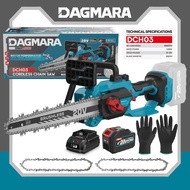 DAGMARA DCH03 12” Chainsaw Gergaji Rantai Elektrik Mini Portable Genggam Lithium 20 Volt Chain Saw W