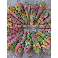 Doorgift Goodies Marshmallow in Plastic Cone |Kenduri | Kahwin | Birthday | Kanak2 (Minimum 10pack)