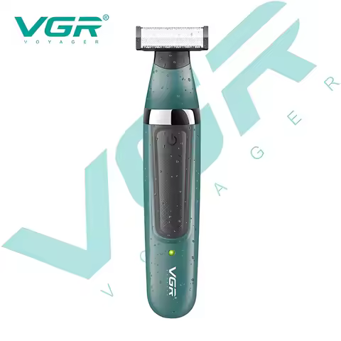 VGR V-393 2-in-1 multifunctional hair trimming set, deep cleaning razor, private area body hair remo