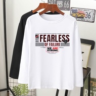  BE FEARLESS OF FAILURE T-shirt lengan panjang MUSLIMAH VIRAL perempuan lelaki wanita long sleeve women men