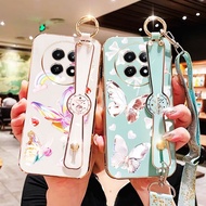 YBD Phone Case For Realme 12X Realme 12 5G Realme 13 C65 Narzo N65 70X 5G Gilded Butterfly Wristband