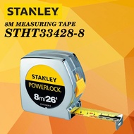 [FREE SHIPPING WEST M'SIA] Stanley STHT33428-8 Powerlock Measuring Tape 8m/26'