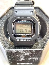 全新台灣卡西歐總代理公司貨G-SHOCK 超耐用運動錶 DW-5600E-1VDF ㄧ年保固