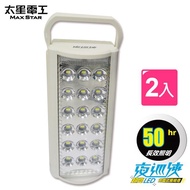 【太星電工】夜巡俠超亮LED充電式照明燈（2入）IF600_廠商直送
