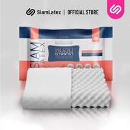 SiamLatex หมอนยางพารา รุ่น Double Slopes หมอนเพื่อสุขภาพ รองรับ คอ บ่า ไหล่ ออฟฟิศซินโดรม ปวดคอ นอนก