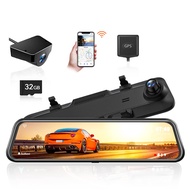 WOLFBOX G840H WIFI Dash Cam 2K Front and Rear Car Dvr for GPS Dashcam 24H Parking Monitoring Car Rec
