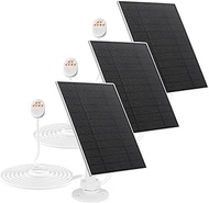 Solar Panel for Google Nest Camera Outdoor & Indoor(Battery Version),5V 5W Solar Panel Charger with 