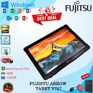 (READY STOCK)  Fujitsu Arrow TABLET V727 ( Touchscreen )Intel Core m3-7Y30 - 8GB RAM - 128GB SSD