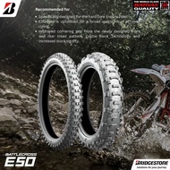 Bridgestone Battlax E50 Motorcycle Tyre 90/90/21 (4522) 140/80/18 (5021 & 0822)