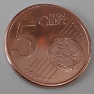 Uang Koin 5 Sen Euro - Mahar Pernikahan Koleksi Pribadi