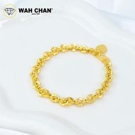 WAH CHAN 916 Gold Bracelet CSB153 - Gelang Sunflower