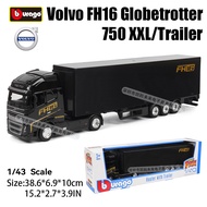 Bburago 1:43 Volvo FH16 Globetrotter 750 XXL/Trailer Mercedes-Benz Actros Gigaspace Scania 770 S Ive