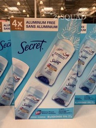 ［加拿大代購］ Secret除臭止汗劑4個裝(4x68g)